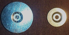 Original and Final Galvanized Discs